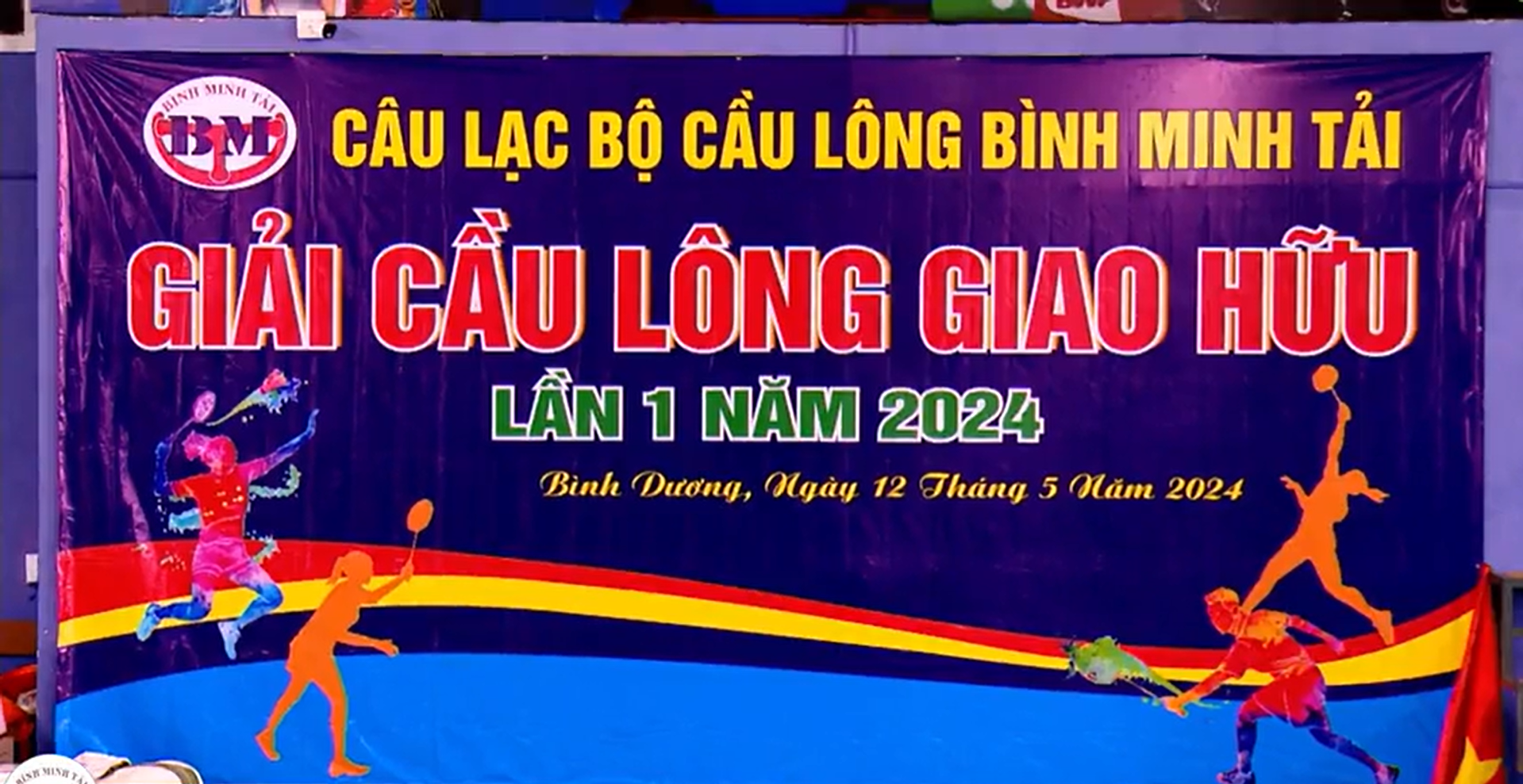 TỔ CHỨC ĐẤU GIẢI CẦU LÔNG GIAO HỮU CLB BÌNH MINH TẢI